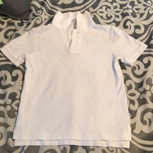 White school uniform short sleeve shirt for boys